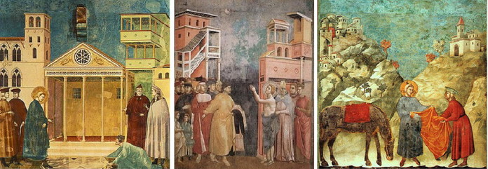 Giotto : fresques de St Franois d'Assise